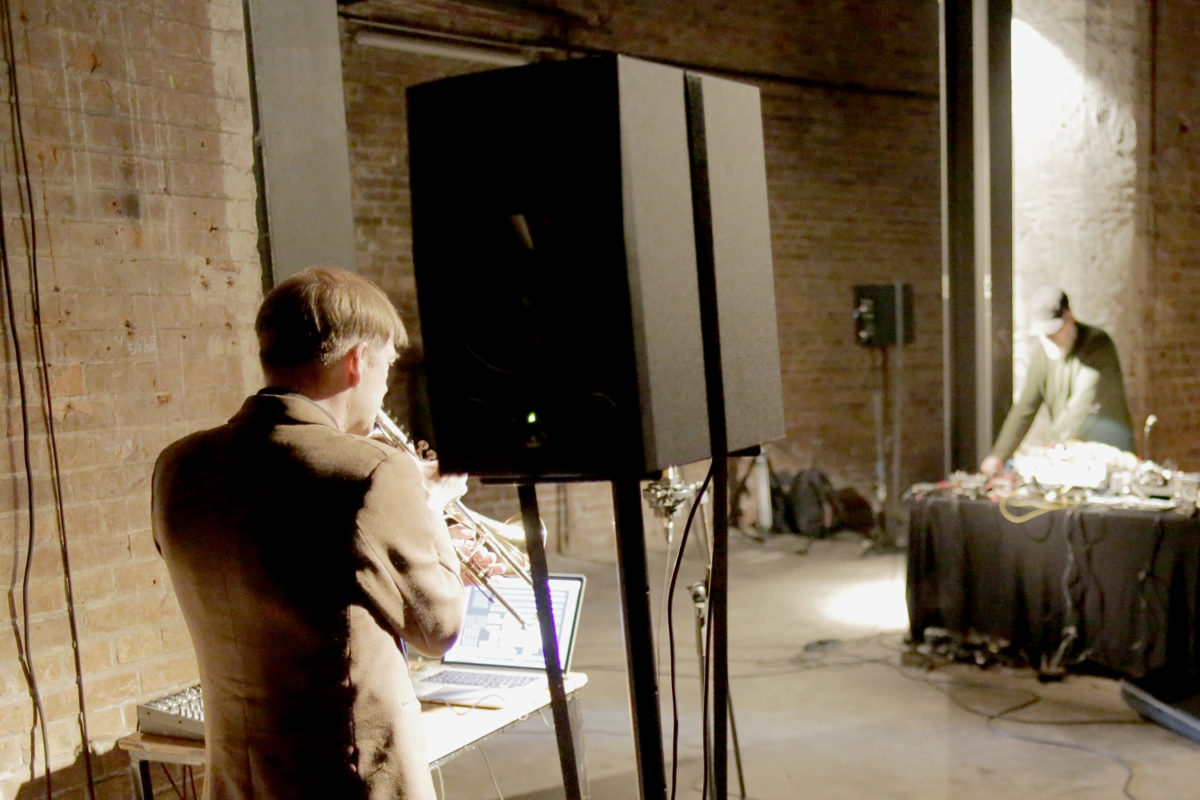 ADAM A8X studio monitors used for the