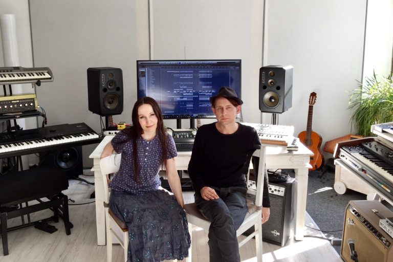 MethLab artist Rawtekk with ADAM Audio S3X-V midfield monitors