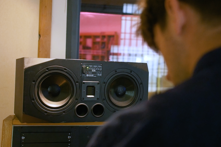 ADAM Audio S3A studio monitors in the studio of Oli Bayston aka