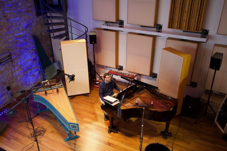 ADAM Audio S3H studio monitors at Andreas Scholl's recording studio
