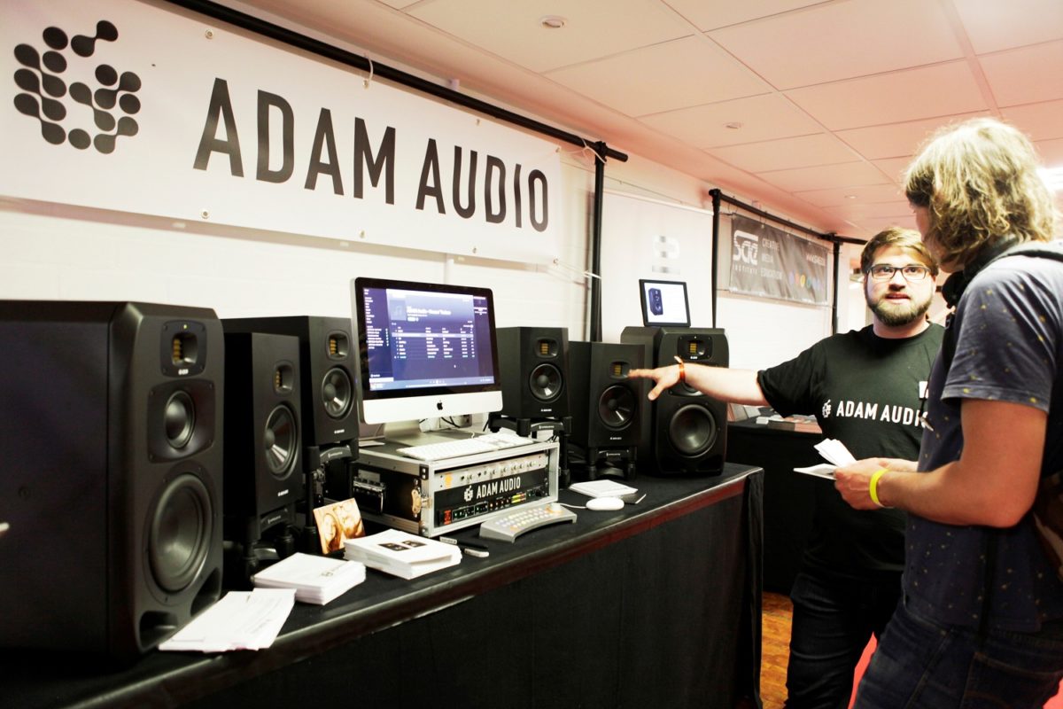 ADAM Audio booth at the Superbooth 2018 in Berlin