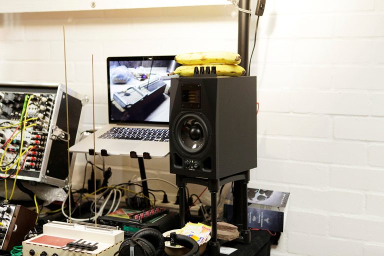 ADAM Audio A5X studio monitors at the Superbooth 2018 in Berlin