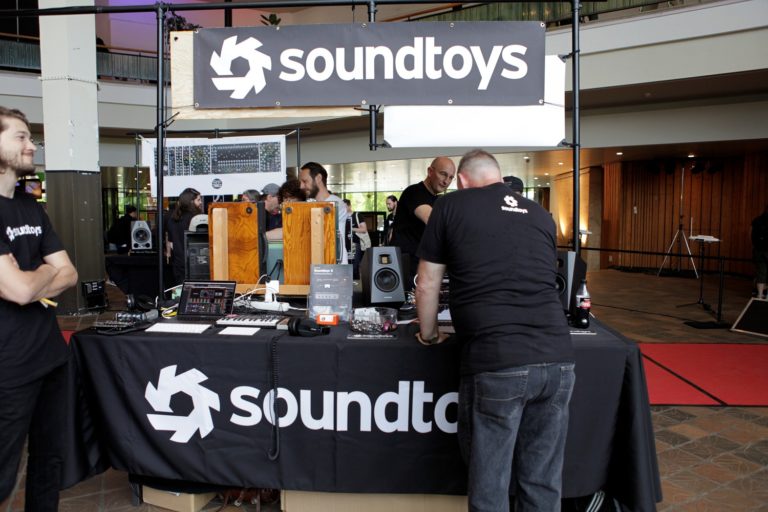 ADAM Audio T7V studio monitors at the Superbooth 2018 in Berlin