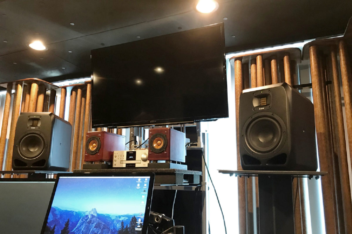 ADAM Audio S2V nearfiled monitors at Sign Sound Studio