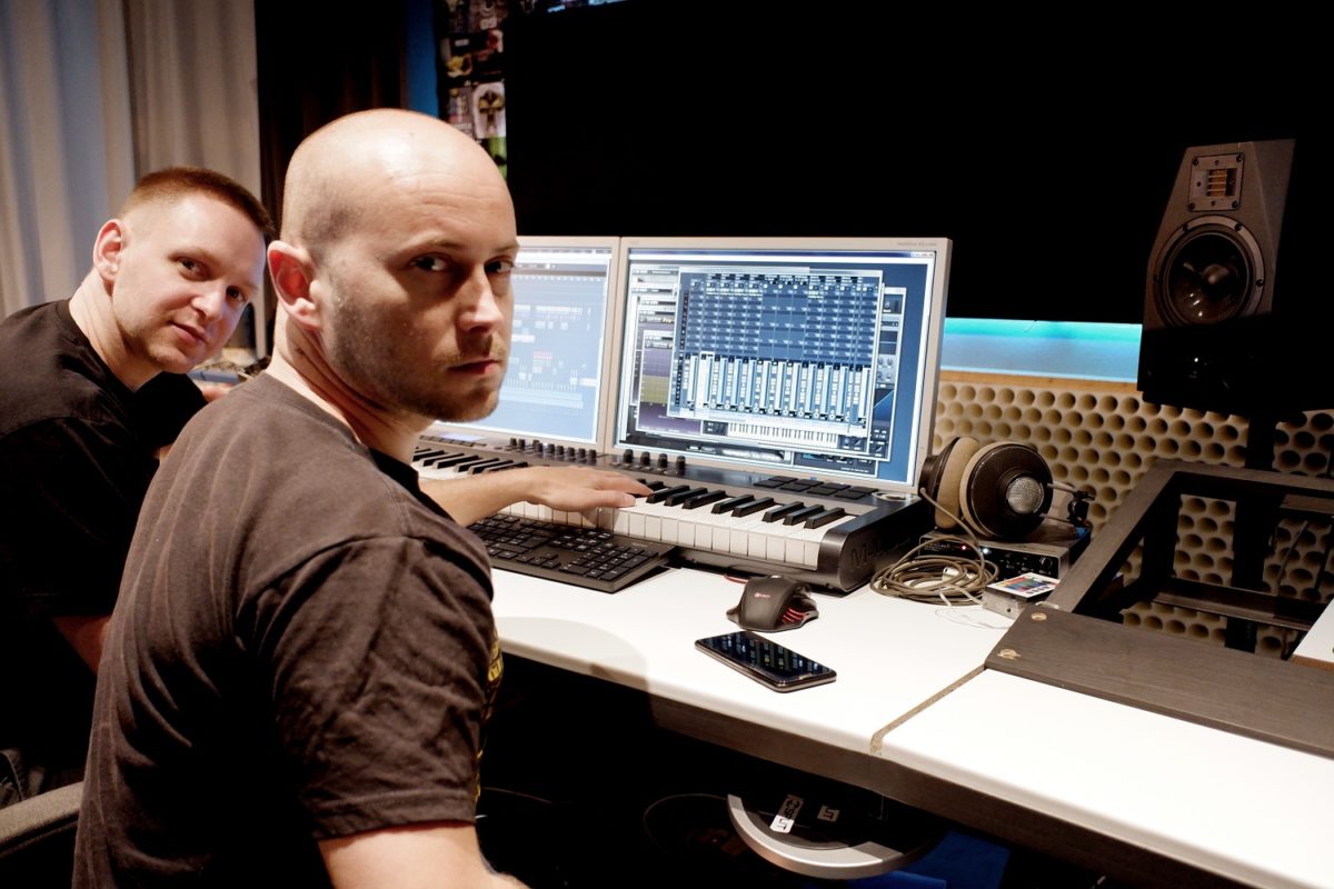 ADAM Audio A7X nearfield monitors in the studio of Hungry Beats