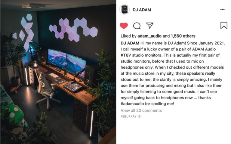 adam-audio-your-t-series-story-social-media-post-example