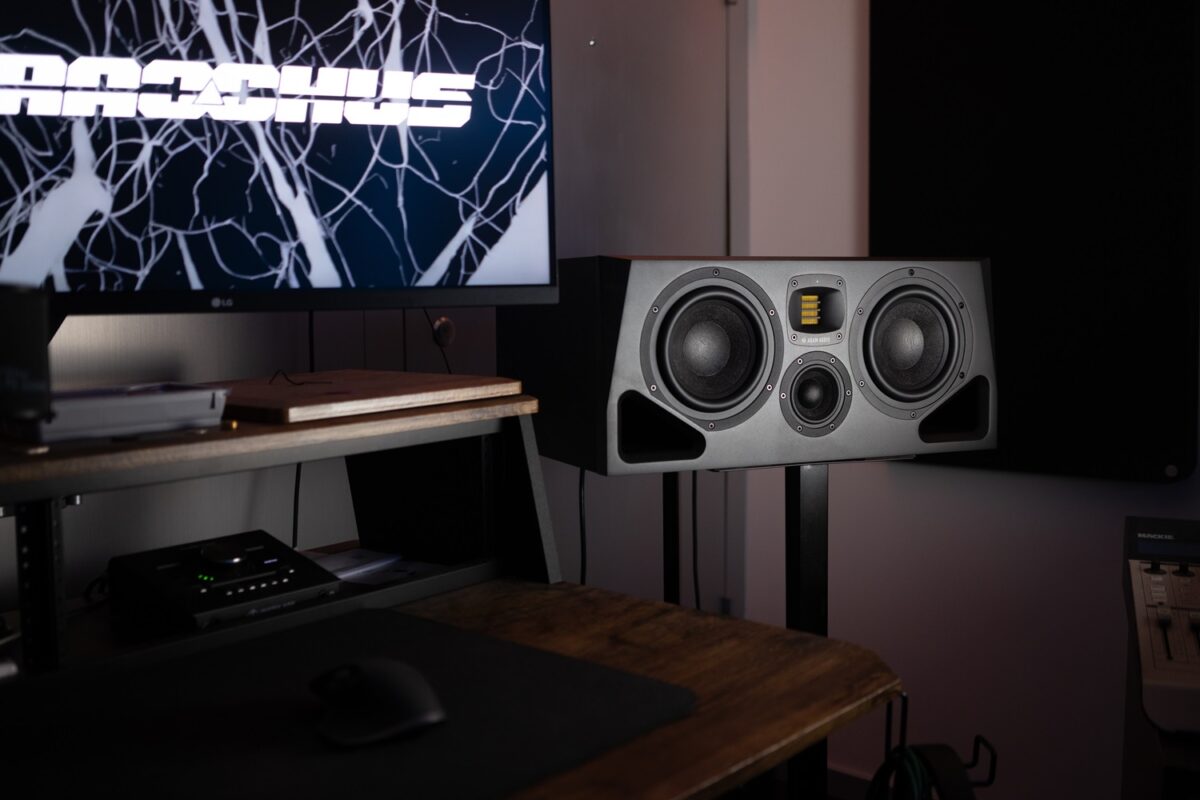 ADAM Audio A77H midfield monitors in the studio of the band Gracchus